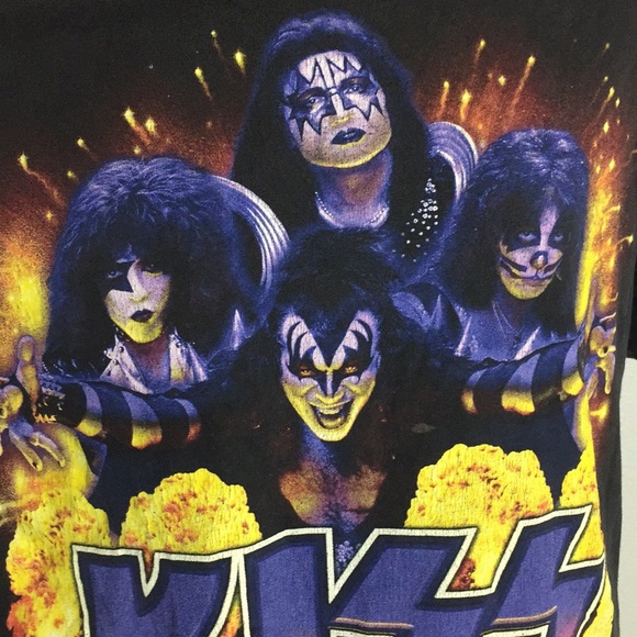 Rare 2003 2004 KISS Rock Band Concert Tee - Alive - Picture 3 of 8